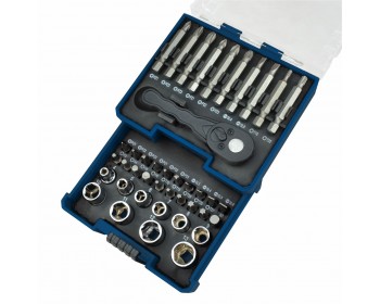 41pc 1/4in Drive Socket & Bit Set